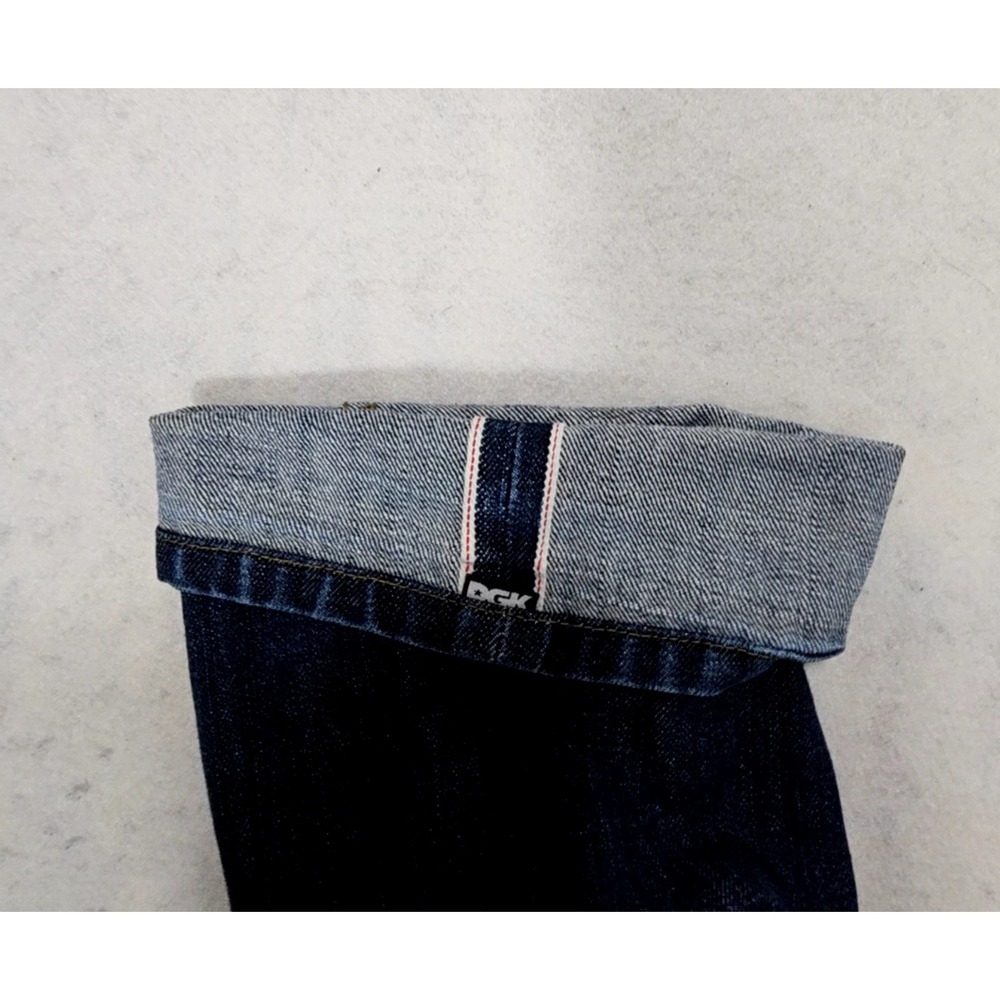 DGK Jeans Mens 32 X 30 Straight Fit Never Wash Selvedge Camo indigo Y2K Vtg - Picture 13 of 14